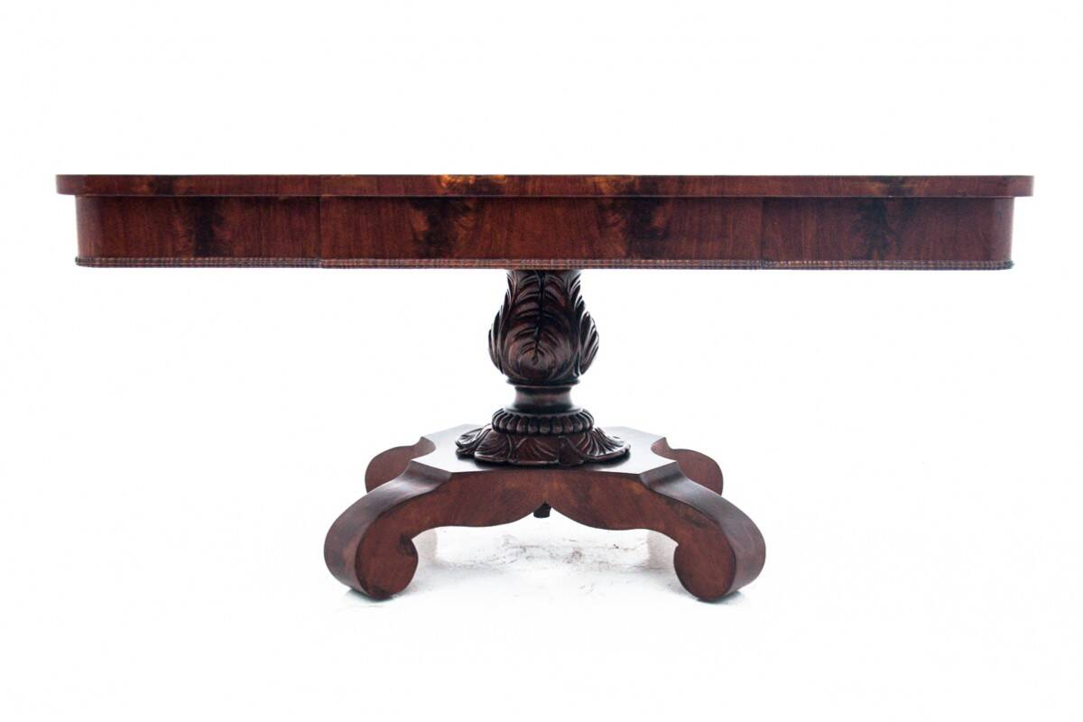 Antique center table, Northern Europe, late 19th century.