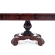 Antique center table, Northern Europe, late 19th century.