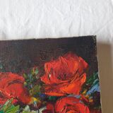Painting of red flowers