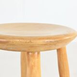 Danish Beech Stool, c.1960
