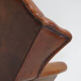 Vintage Dutch Cognac Colored Leather Vintage Dutch Cognac Colored Leather Club ChairClub Chair