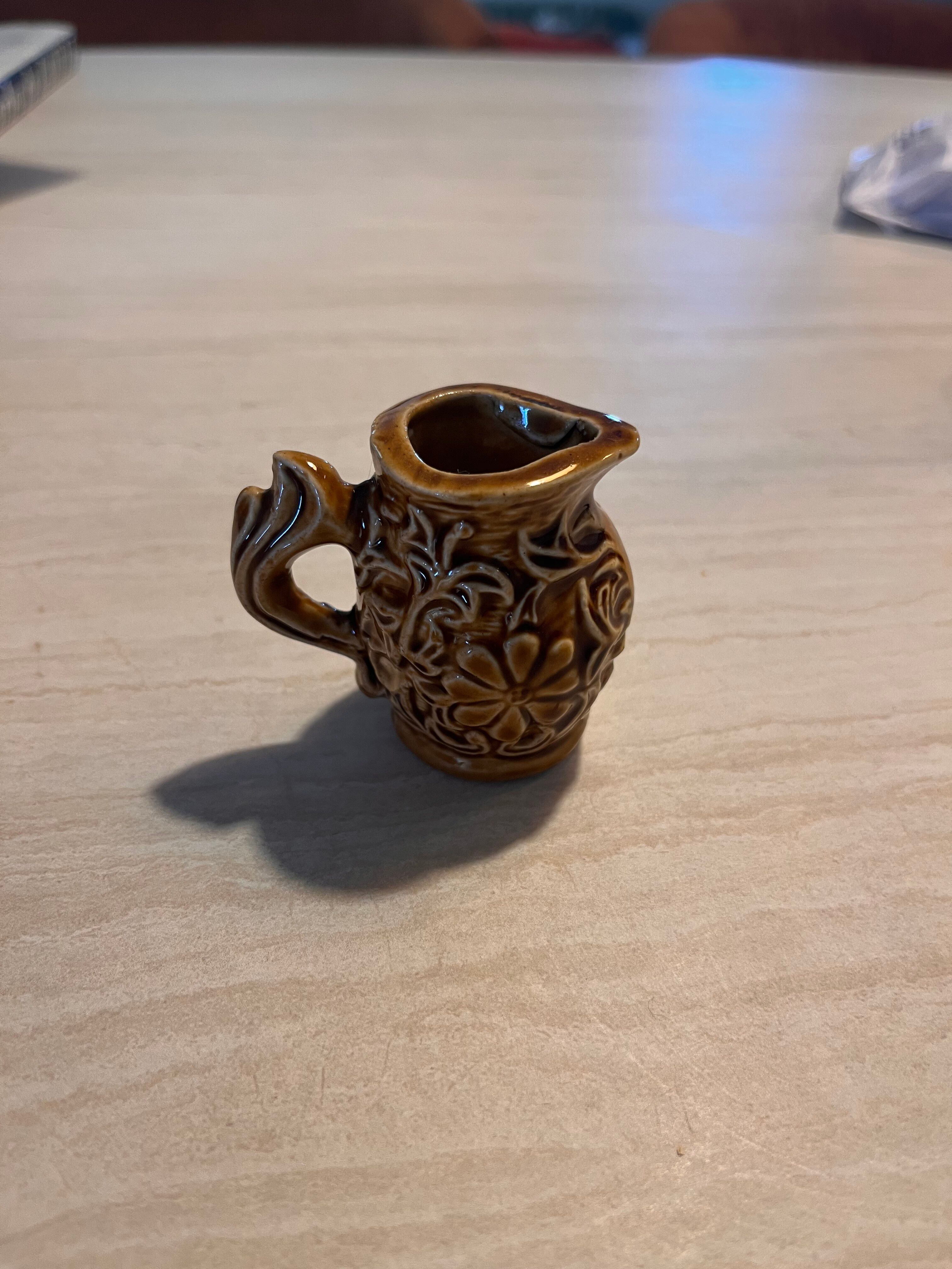 Milk jug / Small vintage ceramic pitcher