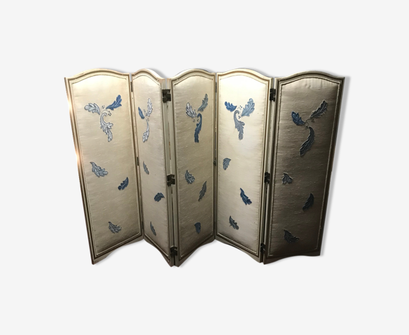 Paravent ancien bois art deco
