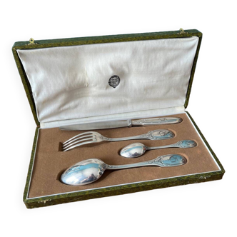 Homemade cutlery box Christofle France