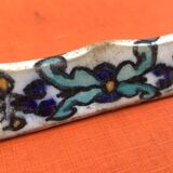 6 glazed ceramic knife rests from Nabeul, Atelier el-Kharraz.