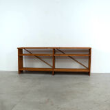 1970's Scandinavian pine open sideboard