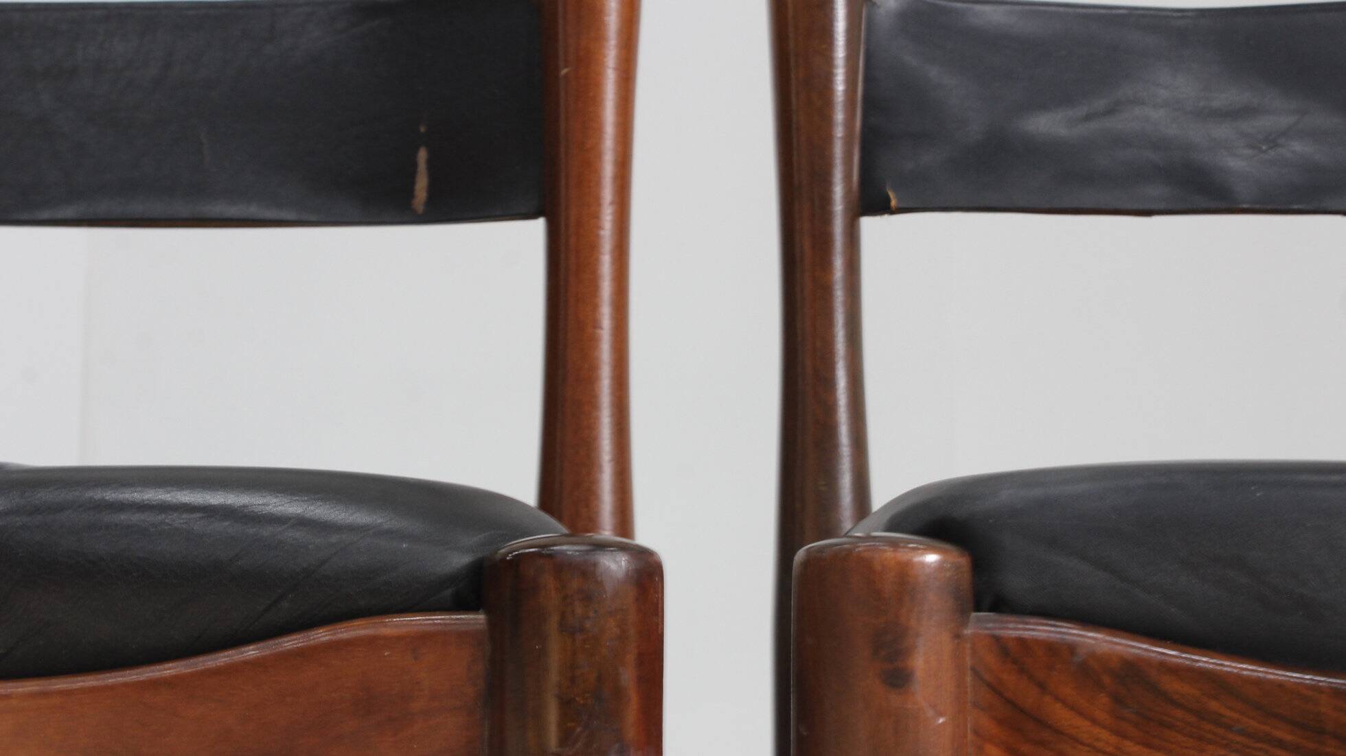 Chaises de salle à manger vintage Bernini par Silvio Coppola, ensemble de 6