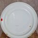 Lot de 2 assiettes plates Sarreguemines décor orange vintage