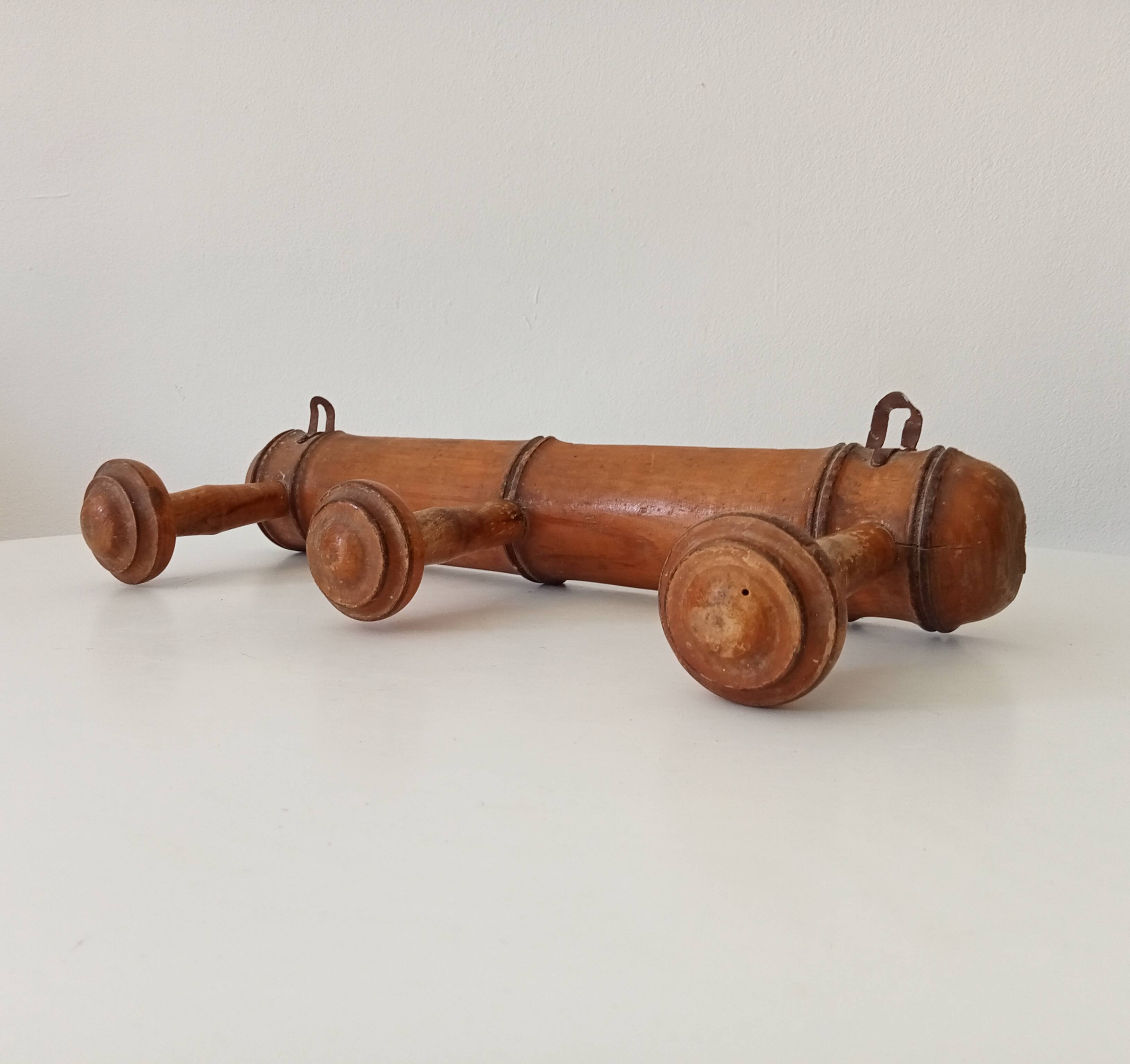 Vintage popular art coat rack from the 1950s