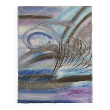 Period expressionist canvas