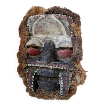 We Guéré Mask Côte d'Ivoire polychrome