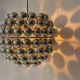 Vintage suspension, chrome half sphere, France 1970