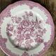 Set of 4 floral pattern dessert plates