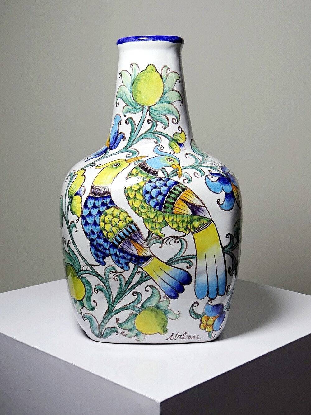 Grand vase bonbonne italien vintage années 60-80