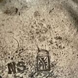 Silver metal wmf candle holder, 1900/1920