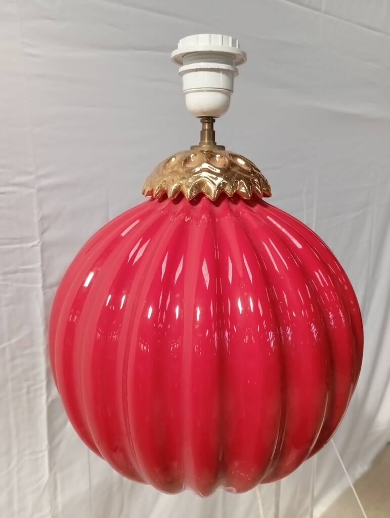 Large Kostka ceramic lamp