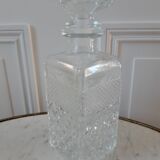 Batch of decanter and 6 whiskey glasses 70s