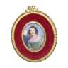 Portrait miniature medallion