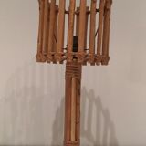 Rattan table lamp 1950