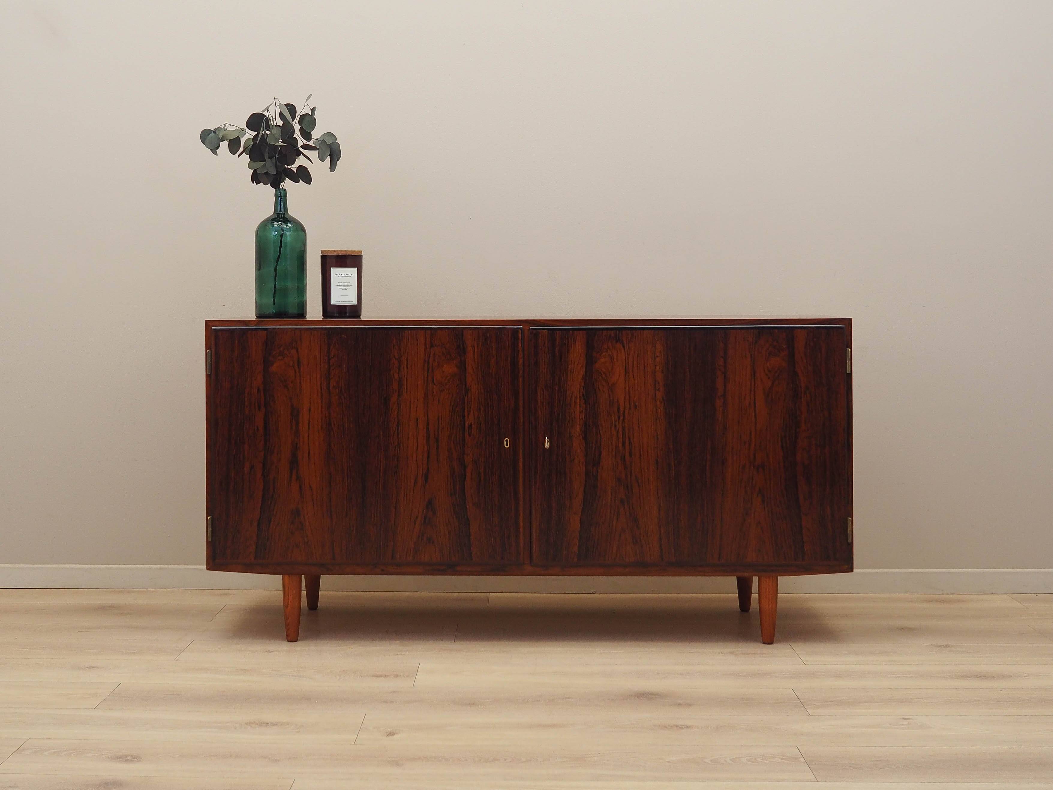 Rosewood cabinet, Danish design, 1970s, designer: Carlo Jensen, manufacture