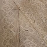 2 antique crocheted bedspreads