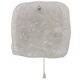 Midcentury wall sconce Kalmar in frosted ice glass, Austria, 1960s