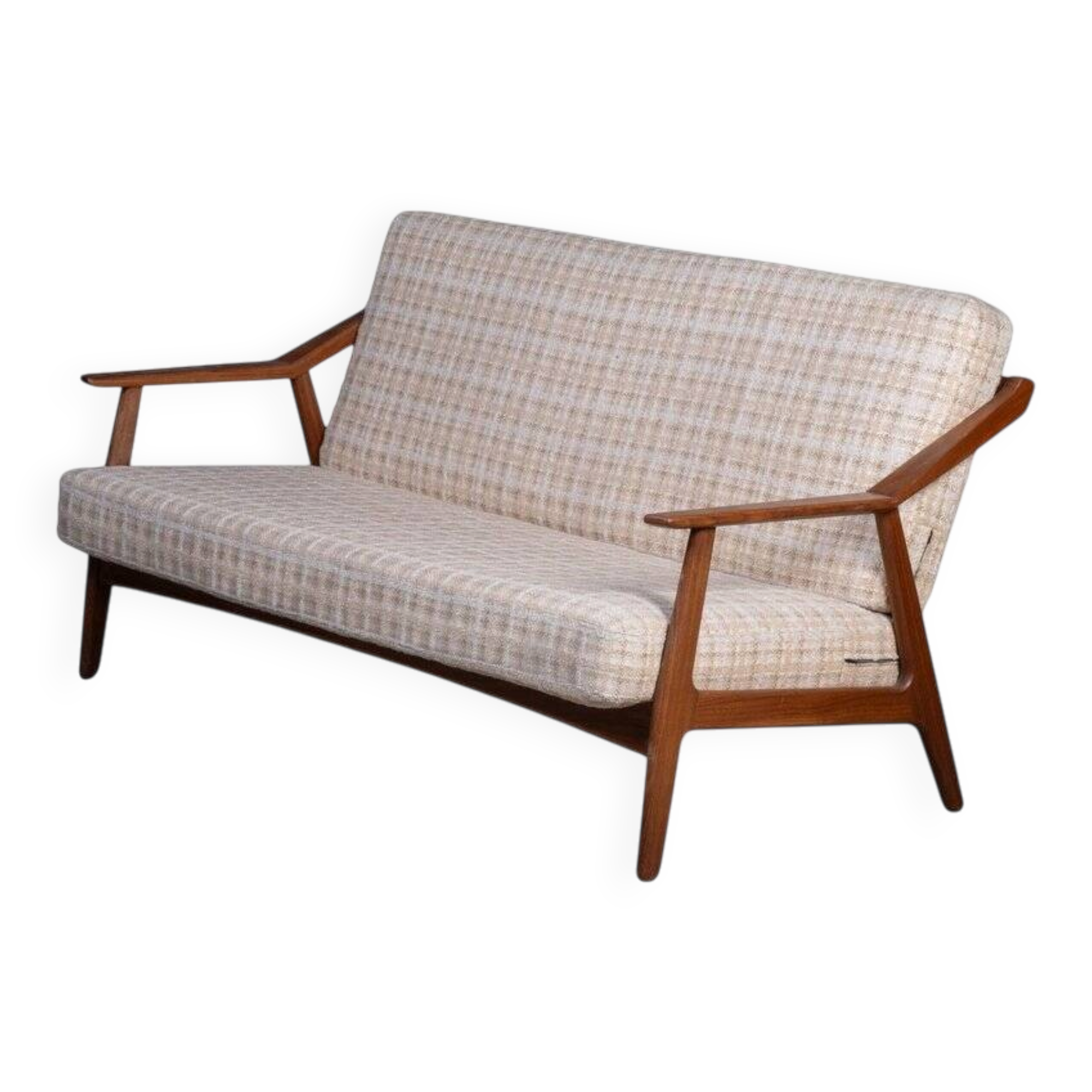 Teak Sofa attributed to H. Brockmann-Petersen for Randers Møbelfabrik, 1960s