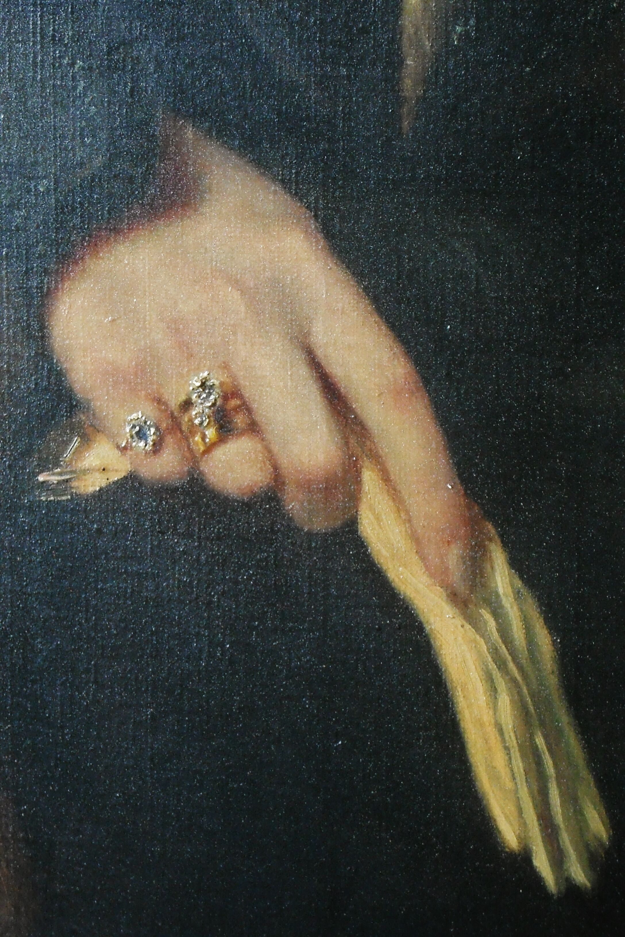 Portrait Adolphe Demange 116 X 89 Elegant at gloves 1899