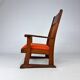 Dutch modernist oak armchair, 1920s