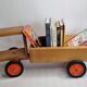 Vintage pulling truck, sleek design 70s-80s