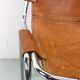 2 chaises d'appoint en cuir originales, 1960