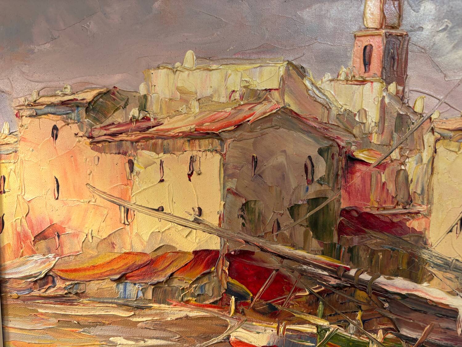 Oil painting on canvas by Salomon Le Tropézien