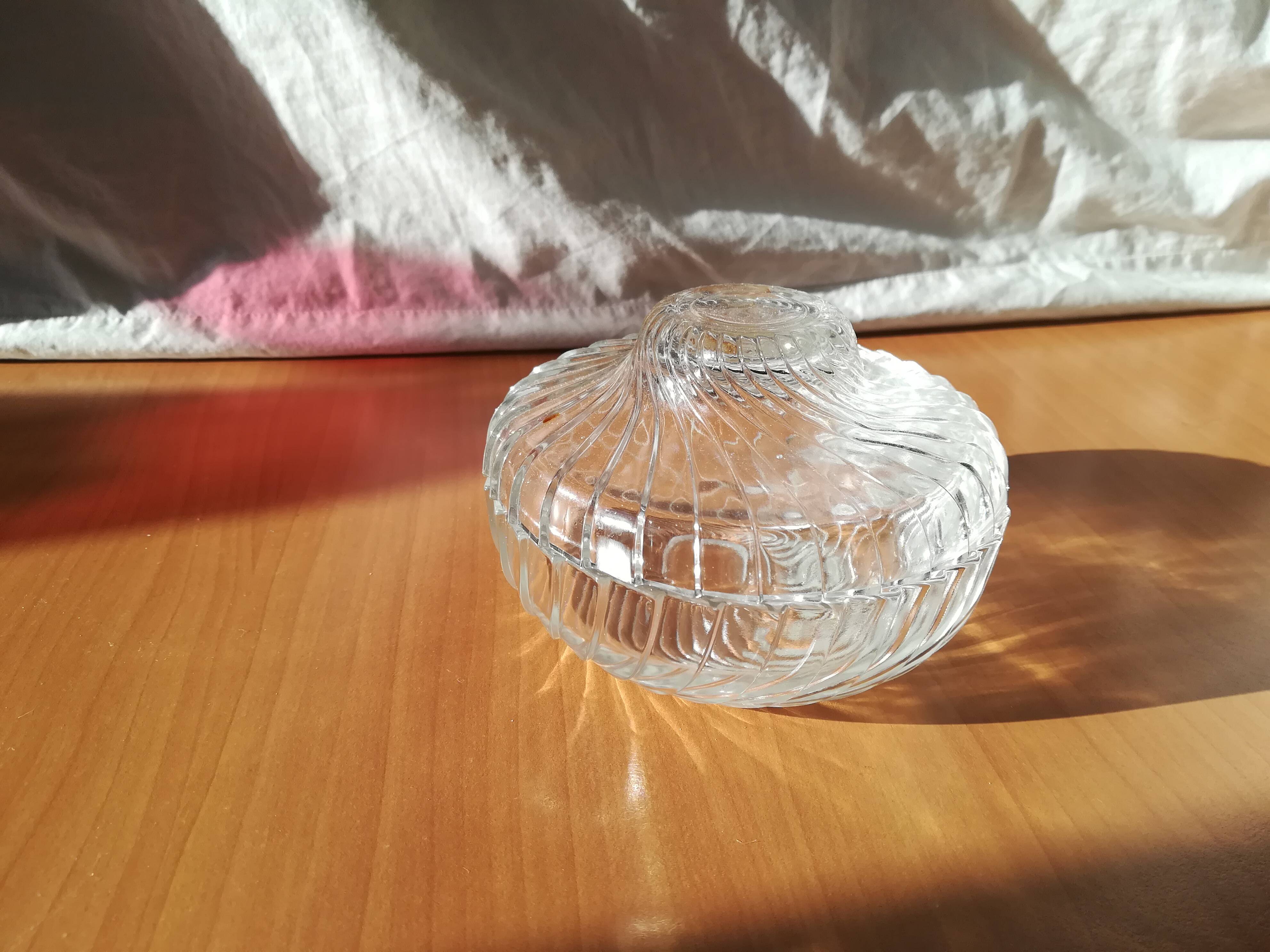 Twisted Glass Candy Bowl