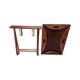 Vintage Mahogany Coffee Table With Tray, 1970s