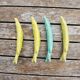 4 antique ceramic fish knife rests