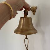 Vintage Solid Brass Wall Bell
