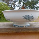 Salad bowl on iron earth pedestal Sté Amandinoise, Margot model