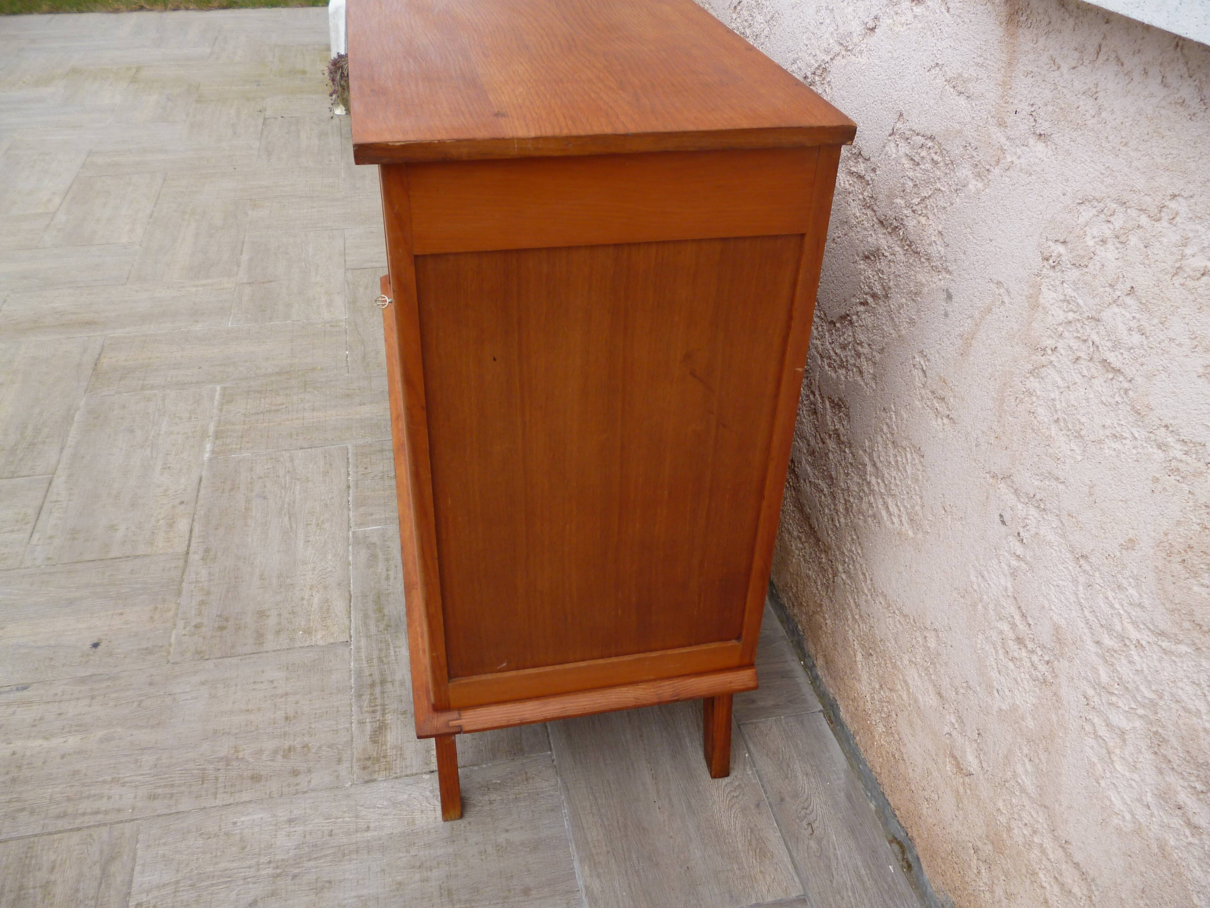 Vintage buffet feet compass two drawers