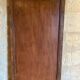 Mirror in old grey blue laqué wood frame 90x150cm