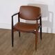 Danish armchair in Rio rosewood by Erik Buch