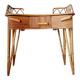 Vintage Rattan and Bamboo Hairdresser with Mirror – 1960s