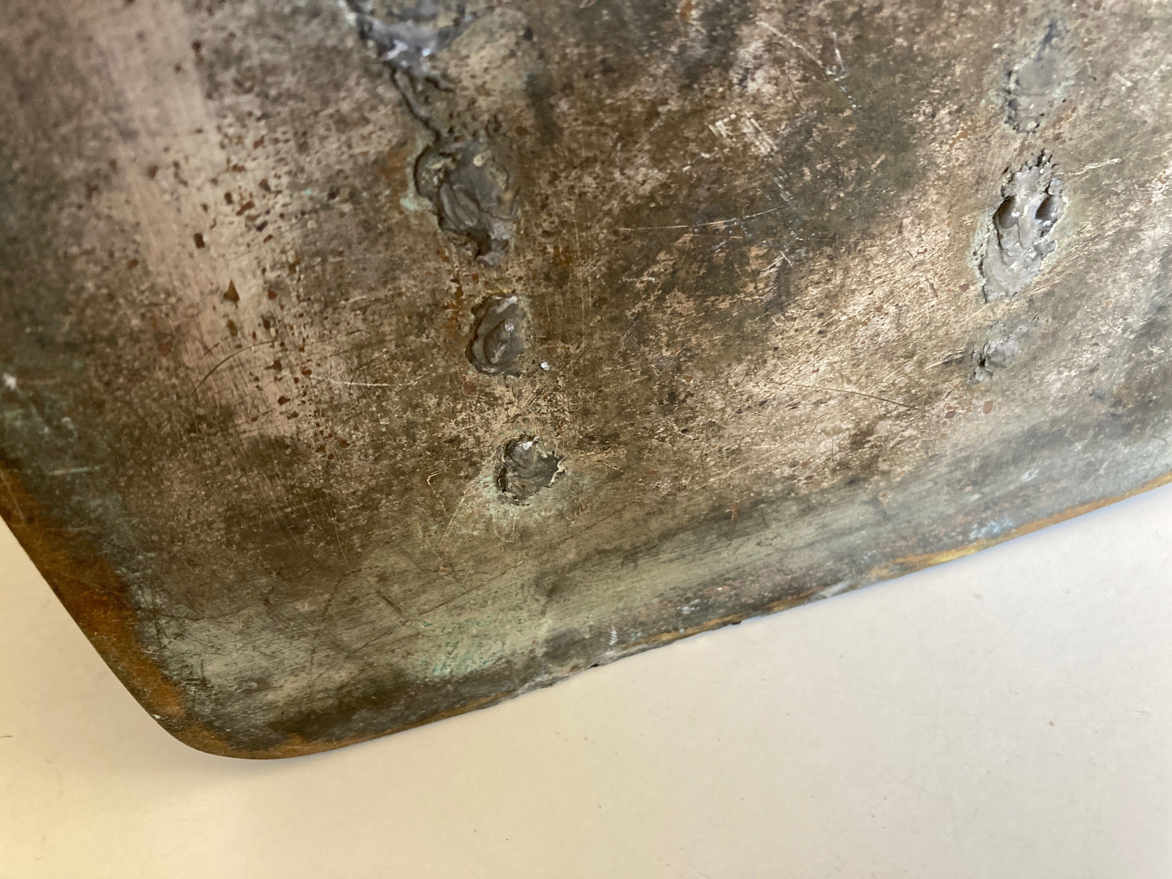 Pot cover 19th in zinc patina of origin
