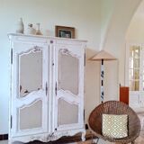 Antique patinated wardrobe