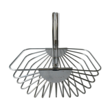 Chrome metal basket, 70s