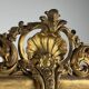 Ensemble de 2 miroirs dorés antiques français du 19ème siècle