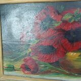 Tableau , peinture bouquet de fleurs