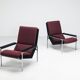 Rob Parry pair of Lotus lounge chairs Gelderland Netherlands 1960