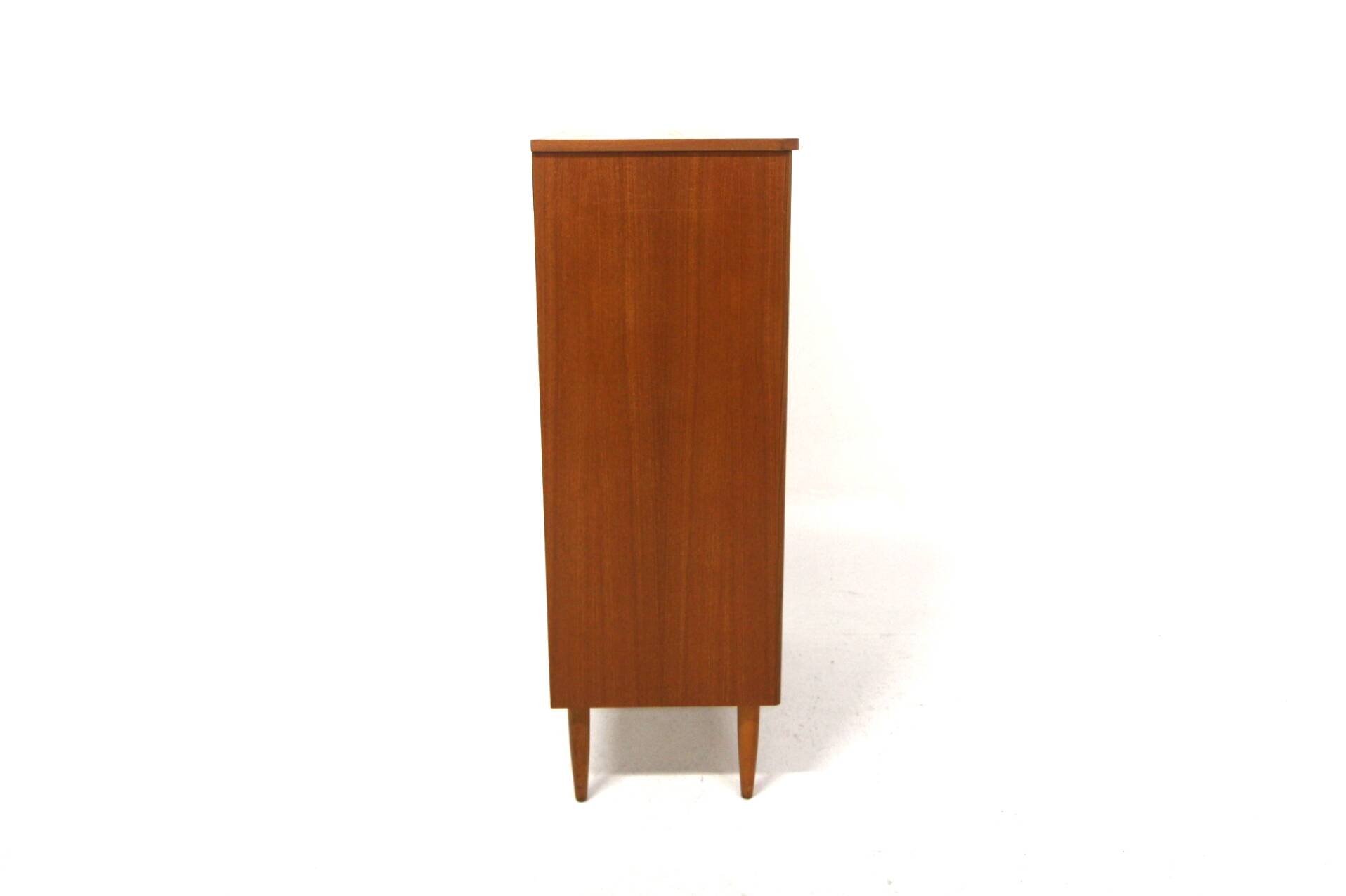 Scandinavian "tallboy" chest of drawers in teak, Sweden, 1960