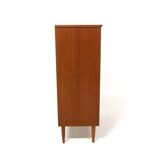 Scandinavian "tallboy" chest of drawers in teak, Sweden, 1960
