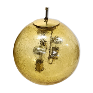 Lampe globe en verre